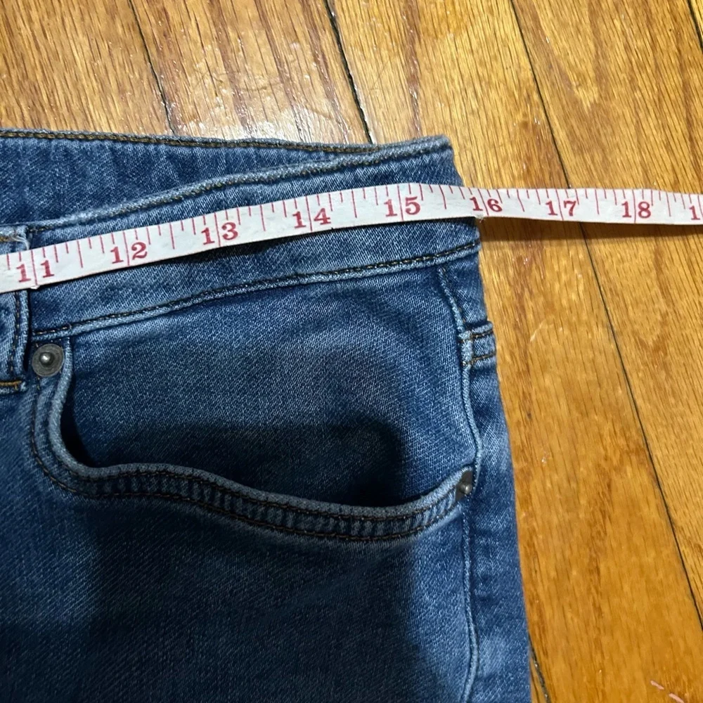 FAHERTY BAY STRAIGHT HIGH RISE LEG JEANS HIGH WAIST POCKETS SZ SMALL - Picture 5 of 10